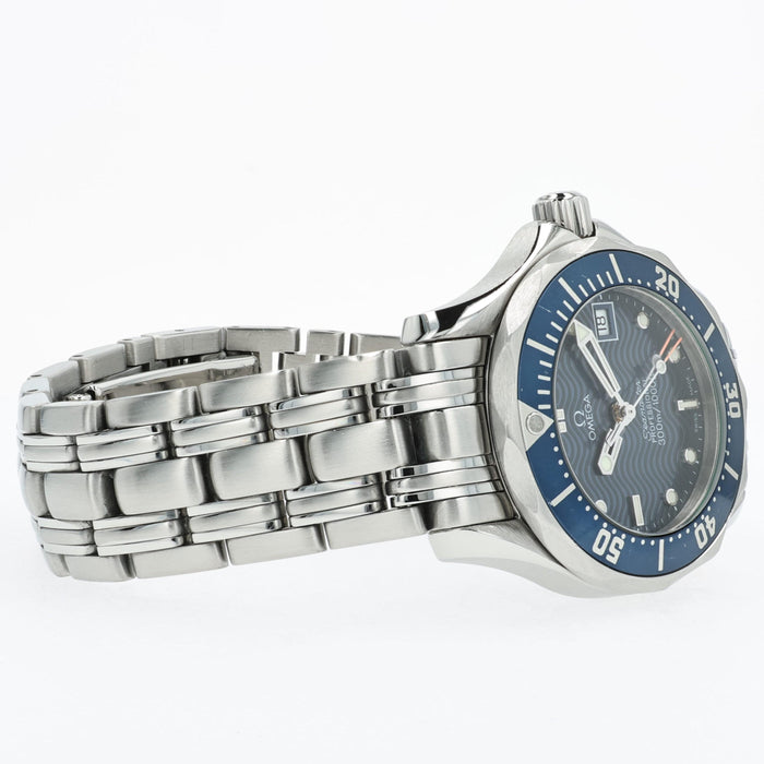 Omega Seamaster Blue Dial Quartz Ladies Stainless Steel 2583.80