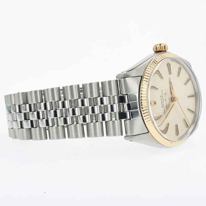 Rolex Air-King Silver Dial Yellow Gold & Stainless Steel 34MM 5501
