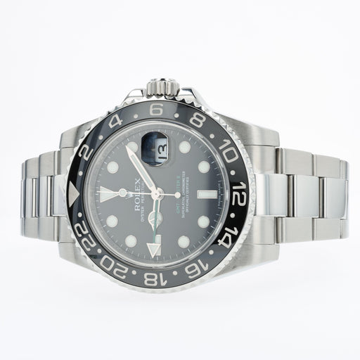 Rolex GMT-Master II Automatic 40mm Black Dial Stainless Steel 116710LN