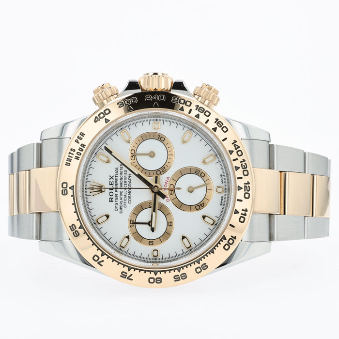 Rolex Daytona White Dial 18kt Yellow Gold & Stainless Steel 116503