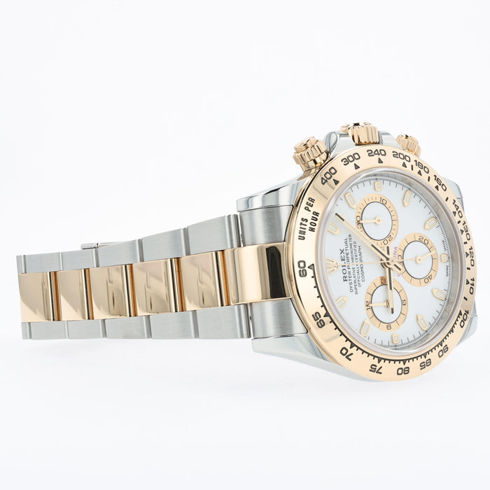 Rolex Daytona White Dial 18kt Yellow Gold & Stainless Steel 116503