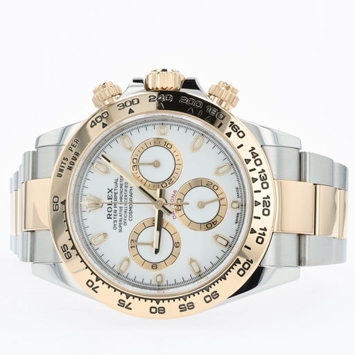 Rolex Daytona White Dial 18kt Yellow Gold & Stainless Steel 116503