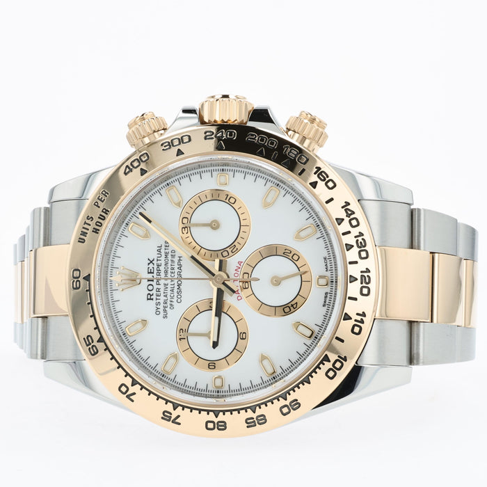 Rolex Daytona White Dial 18kt Yellow Gold & Stainless Steel 116503