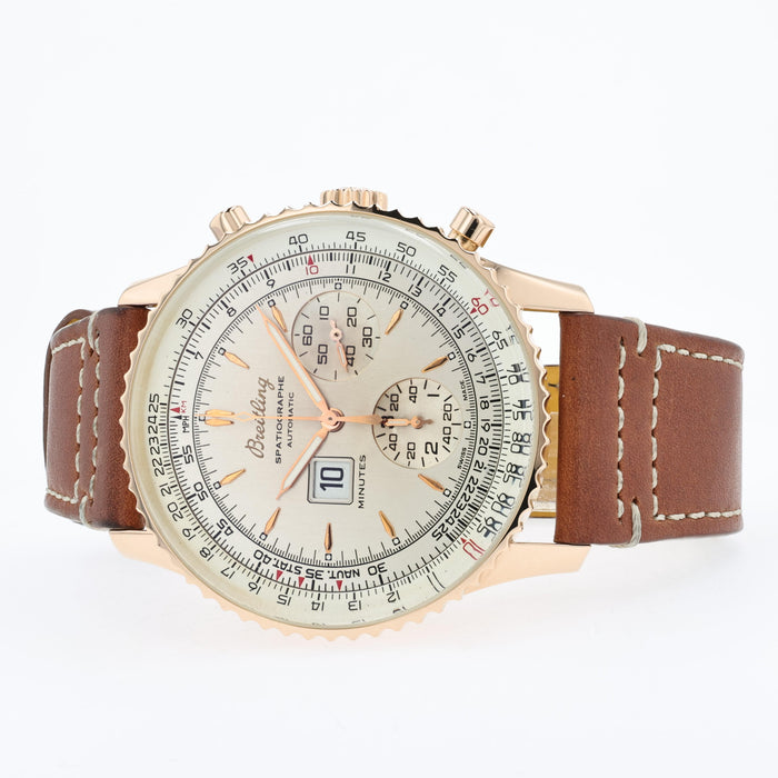 Breitling Spatiographe Navitimer Chronograph 41MM 18kt Rose Gold H36030.1
