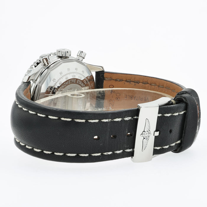 Breitling Navitimer Heritage Chronograph Black Dial Stainless Steel A13324