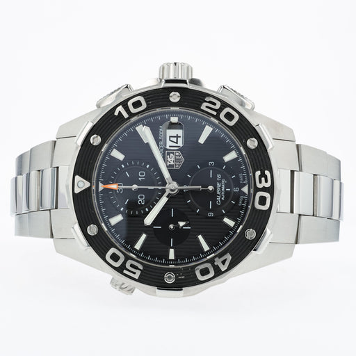 TAG Heuer Aquaracer 500m Chronograph Calibre 16 Black Dial 44mm CAJ2110