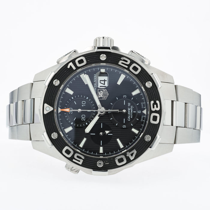 TAG Heuer Aquaracer 500m Chronograph Calibre 16 Black Dial 44mm CAJ2110