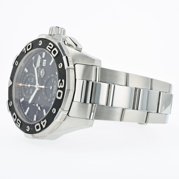 TAG Heuer Aquaracer 500m Chronograph Calibre 16 Black Dial 44mm CAJ2110