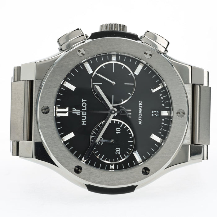 Hublot Classic Fusion Chronograph 45mm Steel Black Dial  520.NX.1170.NX