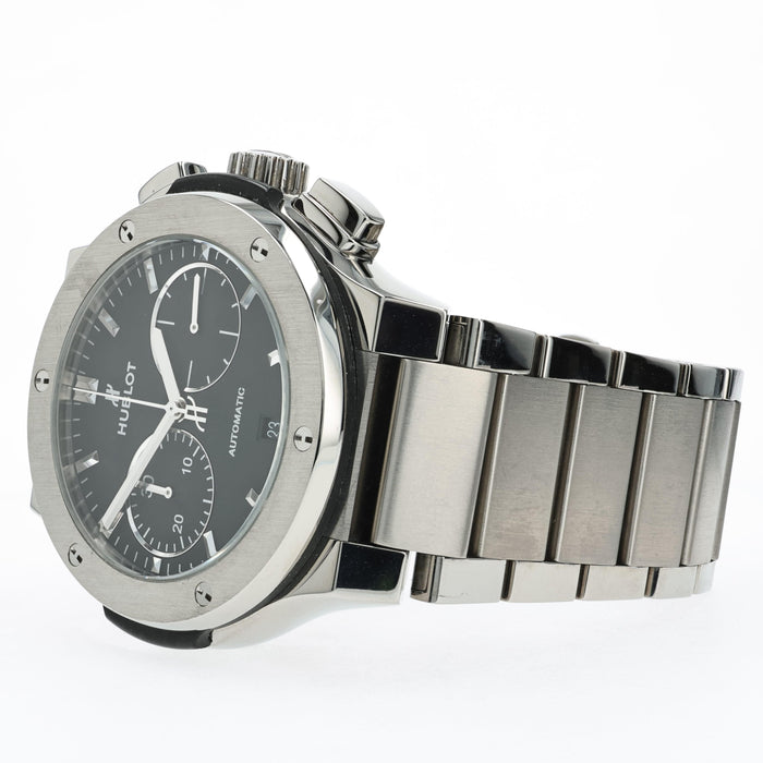 Hublot Classic Fusion Chronograph 45mm Steel Black Dial  520.NX.1170.NX