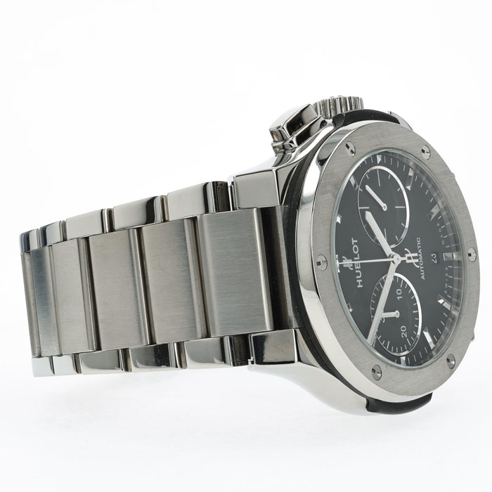 Hublot Classic Fusion Chronograph 45mm Steel Black Dial  520.NX.1170.NX