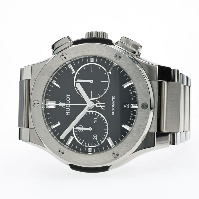Hublot Classic Fusion Chronograph 45mm Steel Black Dial  520.NX.1170.NX