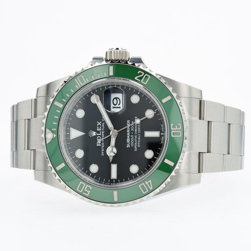 Rolex Submariner Date Black Dial Green Bezel Starbucks Stainless Steel 126610LV