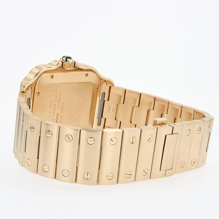Cartier Santos XL Automatic Solid 18kt Yellow Gold WGSA0029 4070