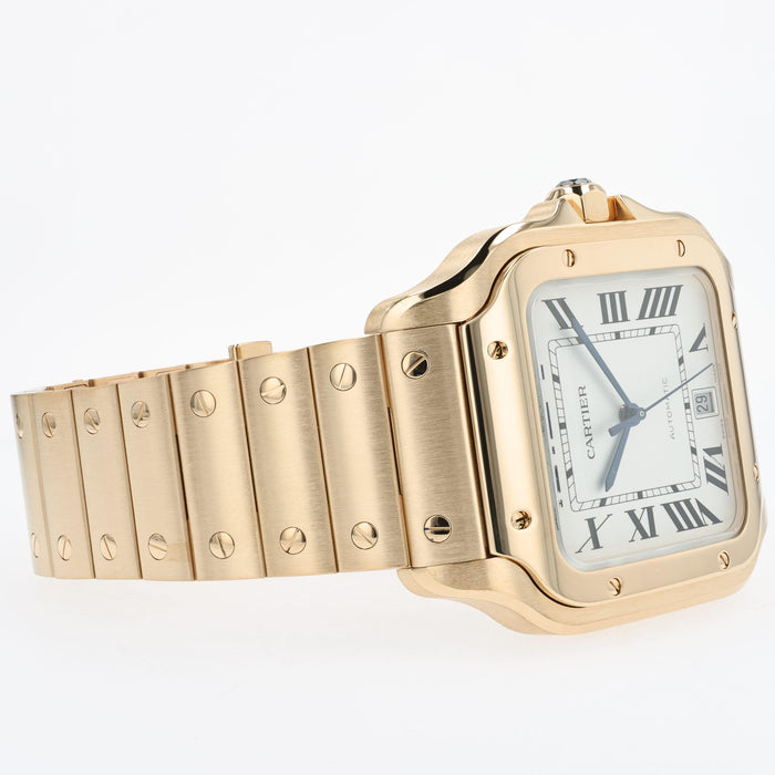Cartier Santos XL Automatic Solid 18kt Yellow Gold WGSA0029 4070
