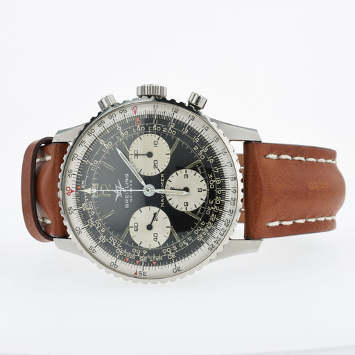 Breitling Navitimer Twin Jets Chronograph Black Dial Stainless Steel 806