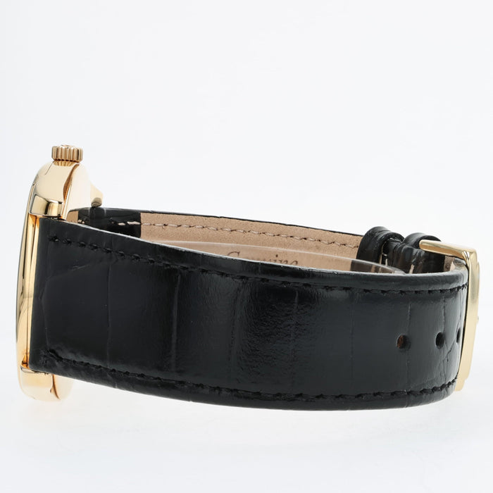 Rolex Cellini Danaos Manual Winding Black Dial 18K Yellow Gold 4233