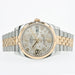 Rolex Datejust 36 Silver Floral Dial 18K Yellow Gold & Steel Jubilee 116233