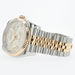 Rolex Datejust 36 Silver Floral Dial 18K Yellow Gold & Steel Jubilee 116233