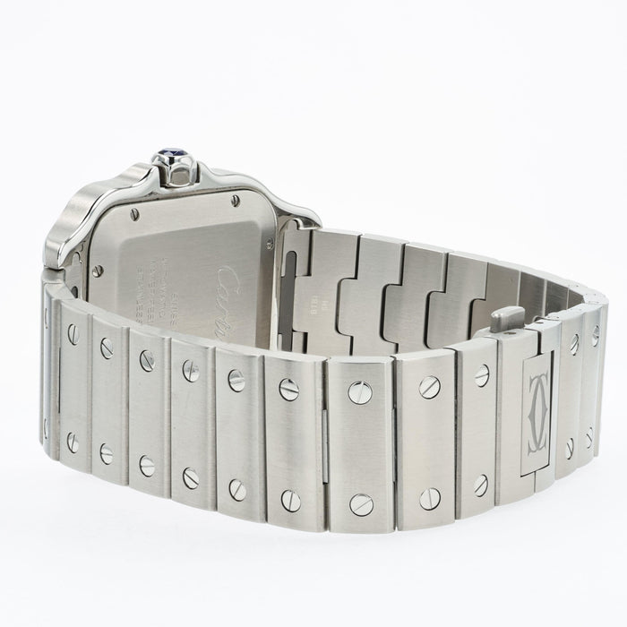 Cartier Santos De Cartier Large Silver Dial Stainless Steel WSSA0018 4072