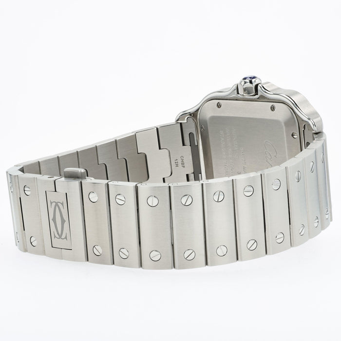 Cartier Santos De Cartier Large Silver Dial Stainless Steel WSSA0018 4072