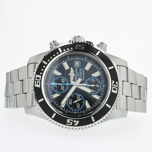 Breitling Superocean II Chronograph Blue & Black Dial Stainless Steel A13341