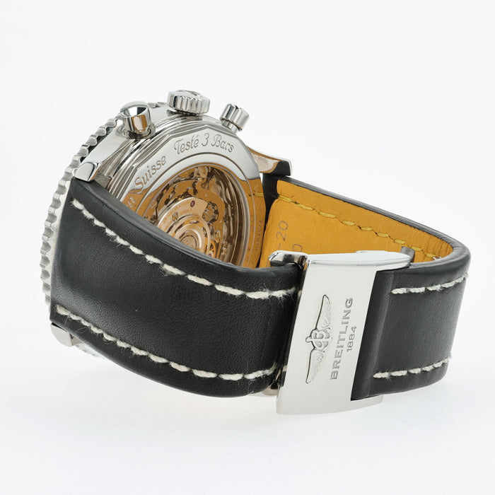 Breitling Navitimer 1 Chronograph 46mm Black Dial Stainless Steel AB0127