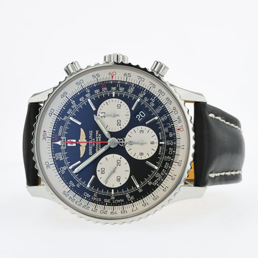 Breitling Navitimer 1 Chronograph 46mm Black Dial Stainless Steel AB0127