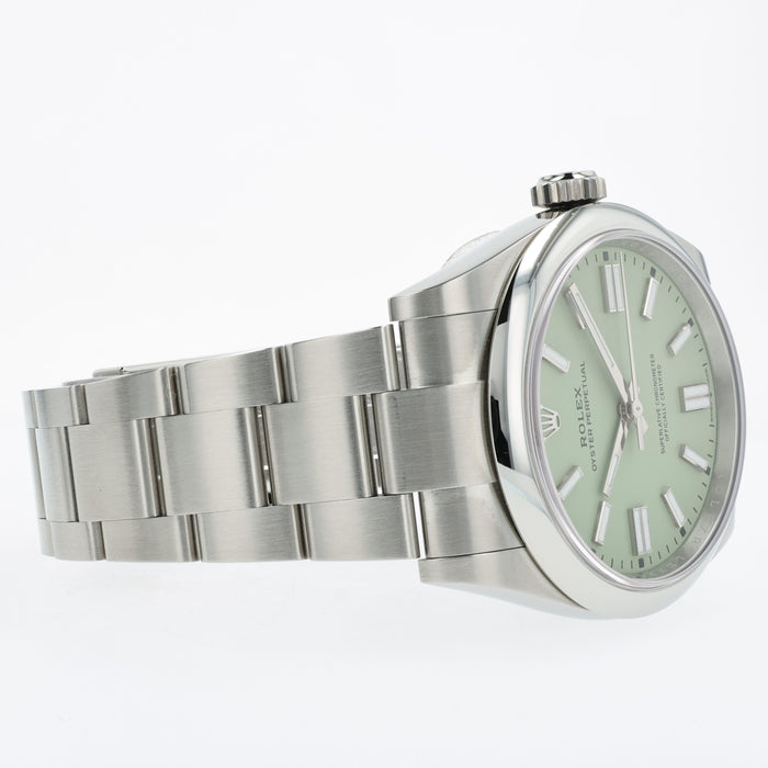 Rolex Oyster Perpetual "Pistachio" Dial 41mm Stainless Steel 134300