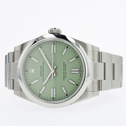 Rolex Oyster Perpetual "Pistachio" Dial 41mm Stainless Steel 134300