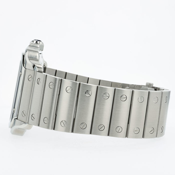 Cartier Santos Large Green Dial Automatic Stainless Steel WSSA0062 4072