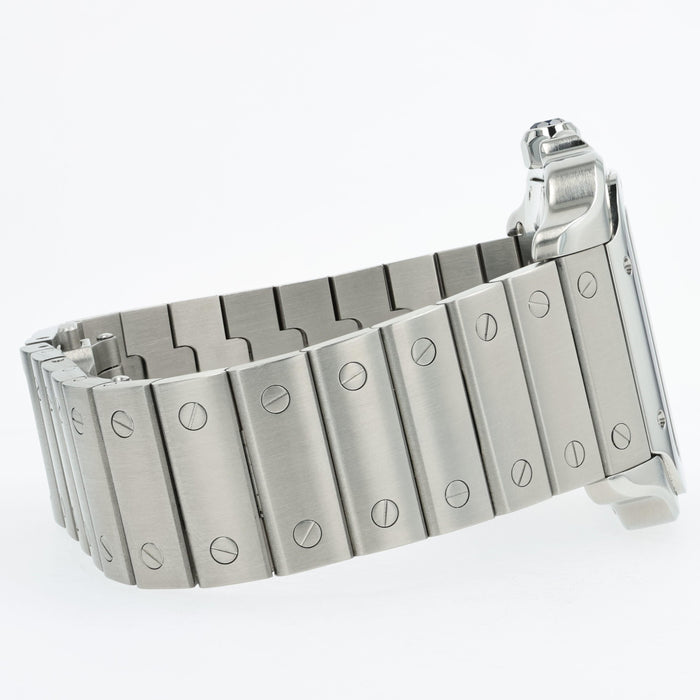 Cartier Santos Large Green Dial Automatic Stainless Steel WSSA0062 4072