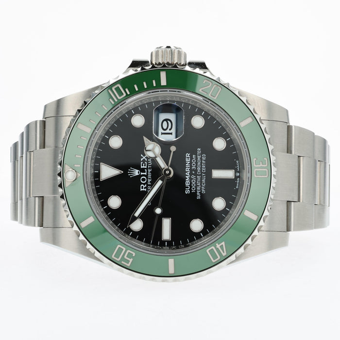 Rolex Submariner Date Green Bezel "Starbucks" Stainless Steel 41MM 126610LV