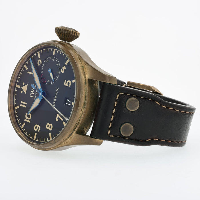 IWC Big Pilot Brown Dial Bronze Automatic 46MM Leather Strap IW501005