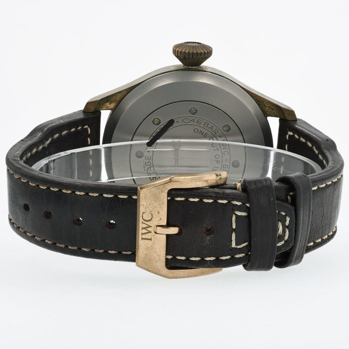 IWC Big Pilot Brown Dial Bronze Automatic 46MM Leather Strap IW501005