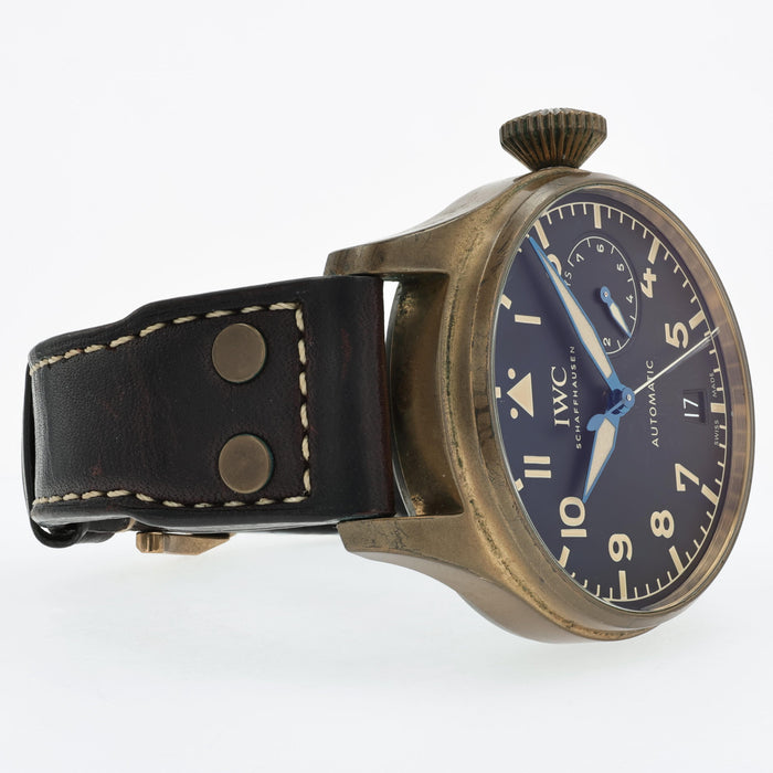 IWC Big Pilot Brown Dial Bronze Automatic 46MM Leather Strap IW501005