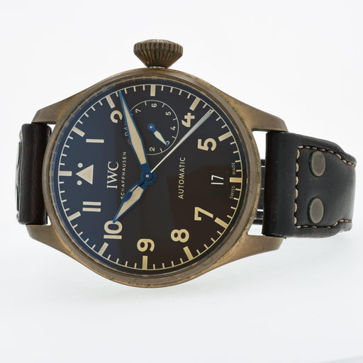 IWC Big Pilot Brown Dial Bronze Automatic 46MM Leather Strap IW501005