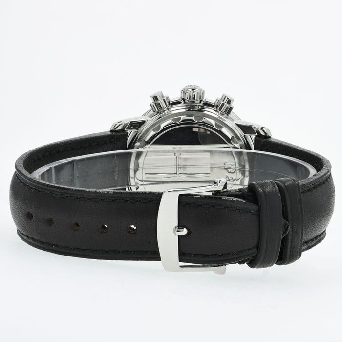 Blancpain Leman Chronograph Black Dial Stainless Steel 38mm 2185-1130-53