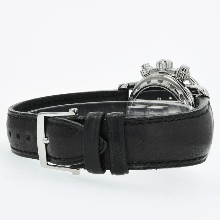 Blancpain Leman Chronograph Black Dial Stainless Steel 38mm 2185-1130-53
