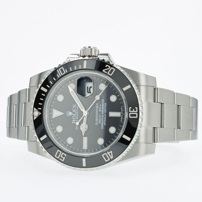 Rolex Submariner Date Black Dial Stainless Steel Ceramic 40MM 116610LN