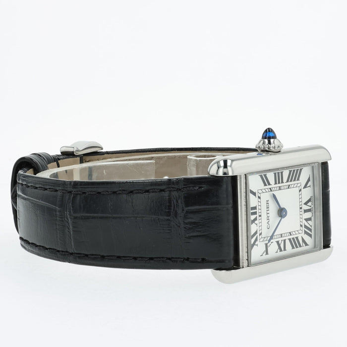Cartier Tank Must Solarbeat Silver Dial Stainless Steel Small WSTA0060 4367