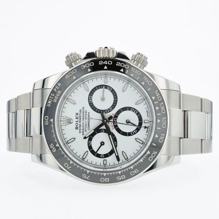 Rolex Daytona White Dial Panda Chronograph Stainless Steel 126500LN