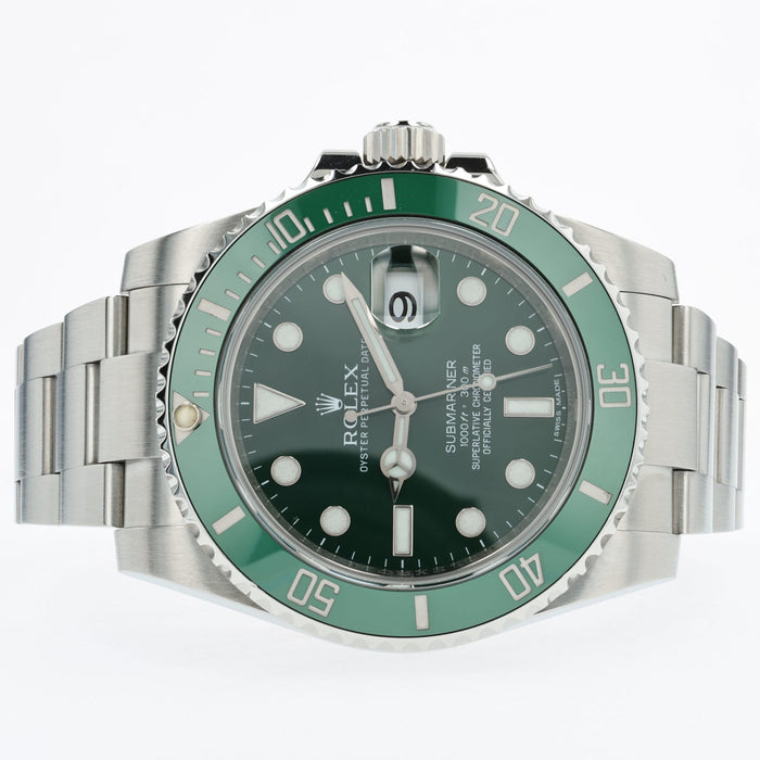 Rolex Submariner Date Green Dial Hulk Automatic Stainless Steel 40MM 116610LV