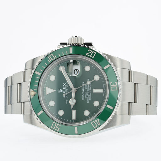 Rolex Submariner Date Green Dial Hulk Automatic Stainless Steel 40MM 116610LV