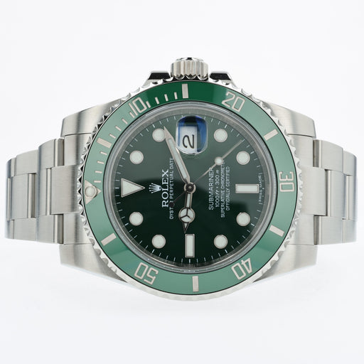 Rolex Submariner Date Green Dial Hulk Stainless Steel 40mm Oyster 116610LV