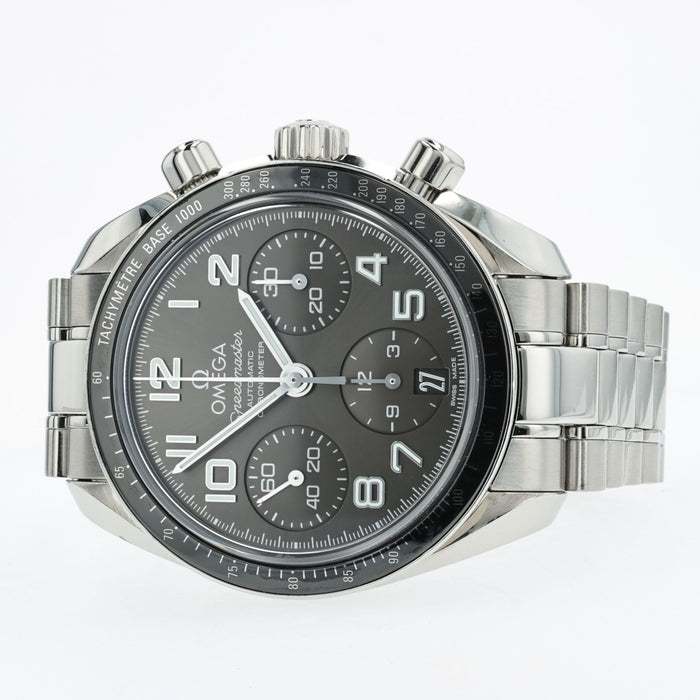 Omega Speedmaster Ladies Chronograph Grey Dial Chronograph Stainless Steel 324.3