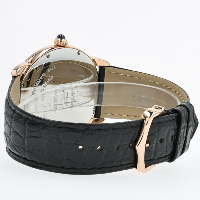 Cartier Ronde Solo 18K Rose Gold Silver Dial Automatic W6701009 3516