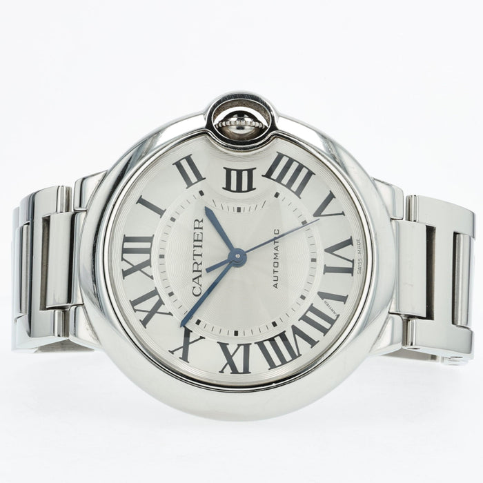 Cartier Ballon Bleu 36mm Silver Dial Automatic Stainless Steel W6920046 3284