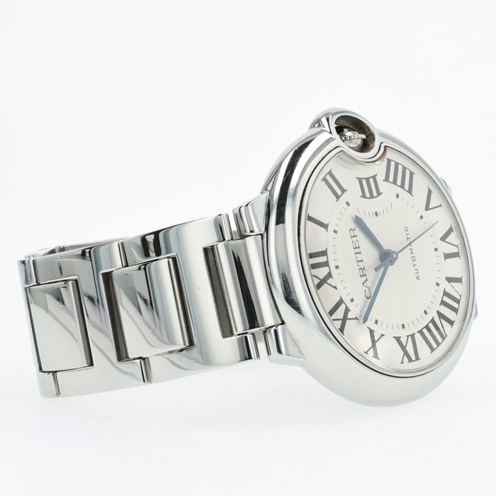 Cartier Ballon Bleu 36mm Silver Dial Automatic Stainless Steel W6920046 3284