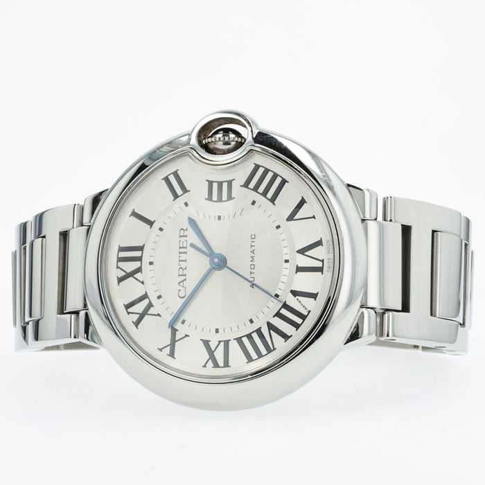 Cartier Ballon Bleu 36mm Silver Dial Automatic Stainless Steel W6920046 3284